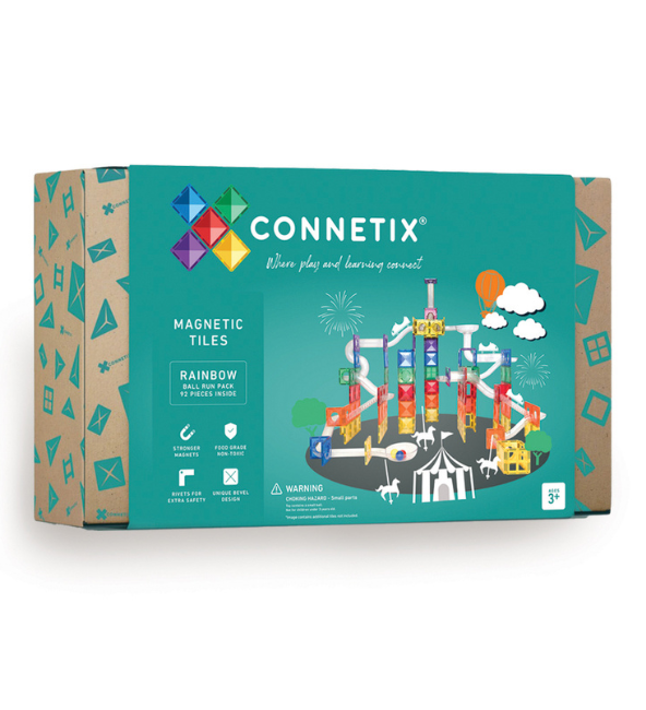 Connetix Tiles | 92 Piece Ball Run Set